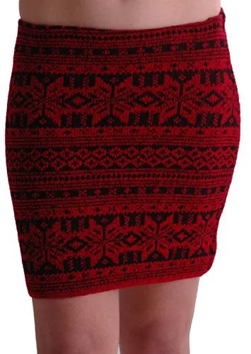 Aztec Cozy Knitted Skirt