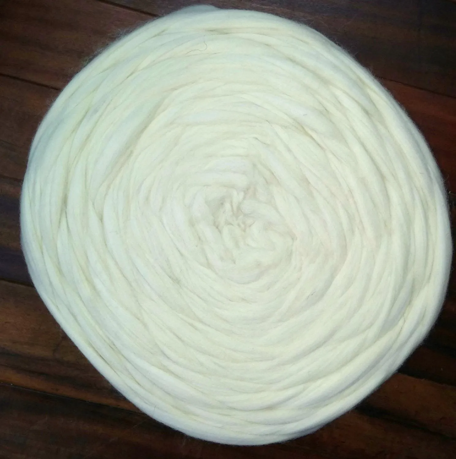 Bulk White Wool Roving