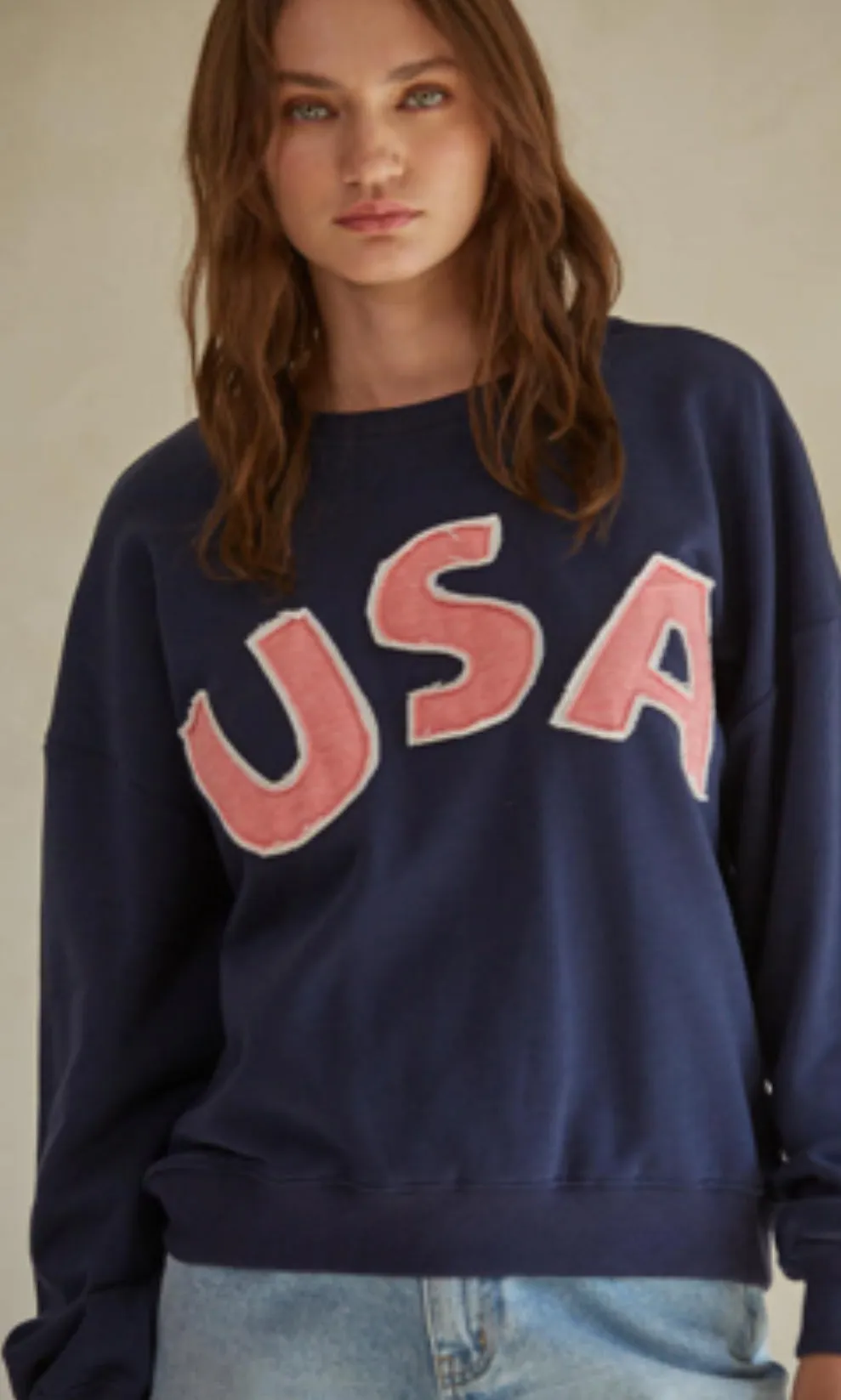 By Together USA Patch Sweatshirt