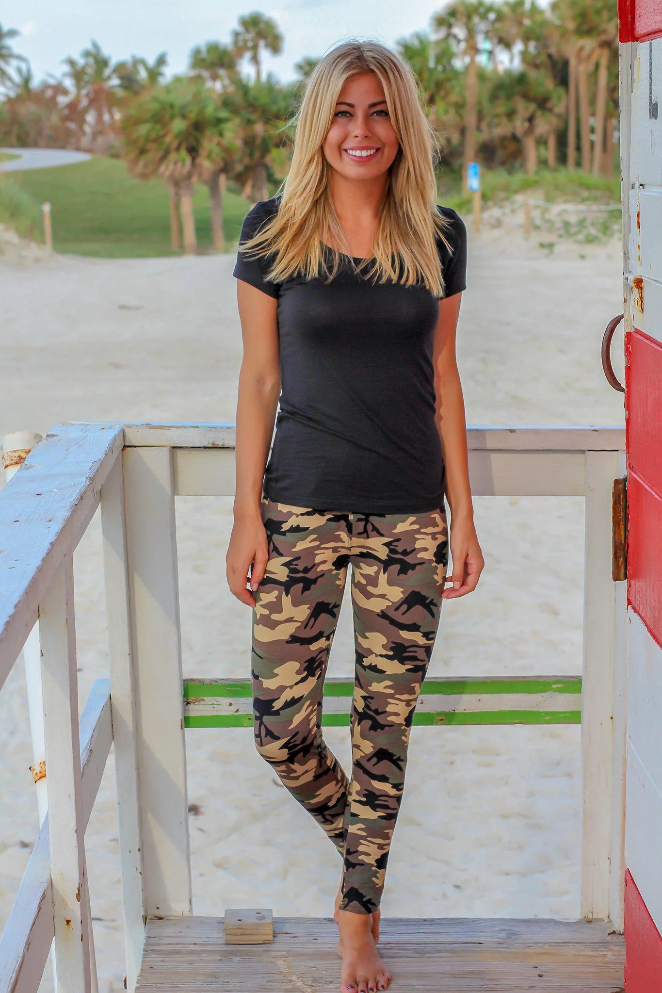 Camo Print Leggings