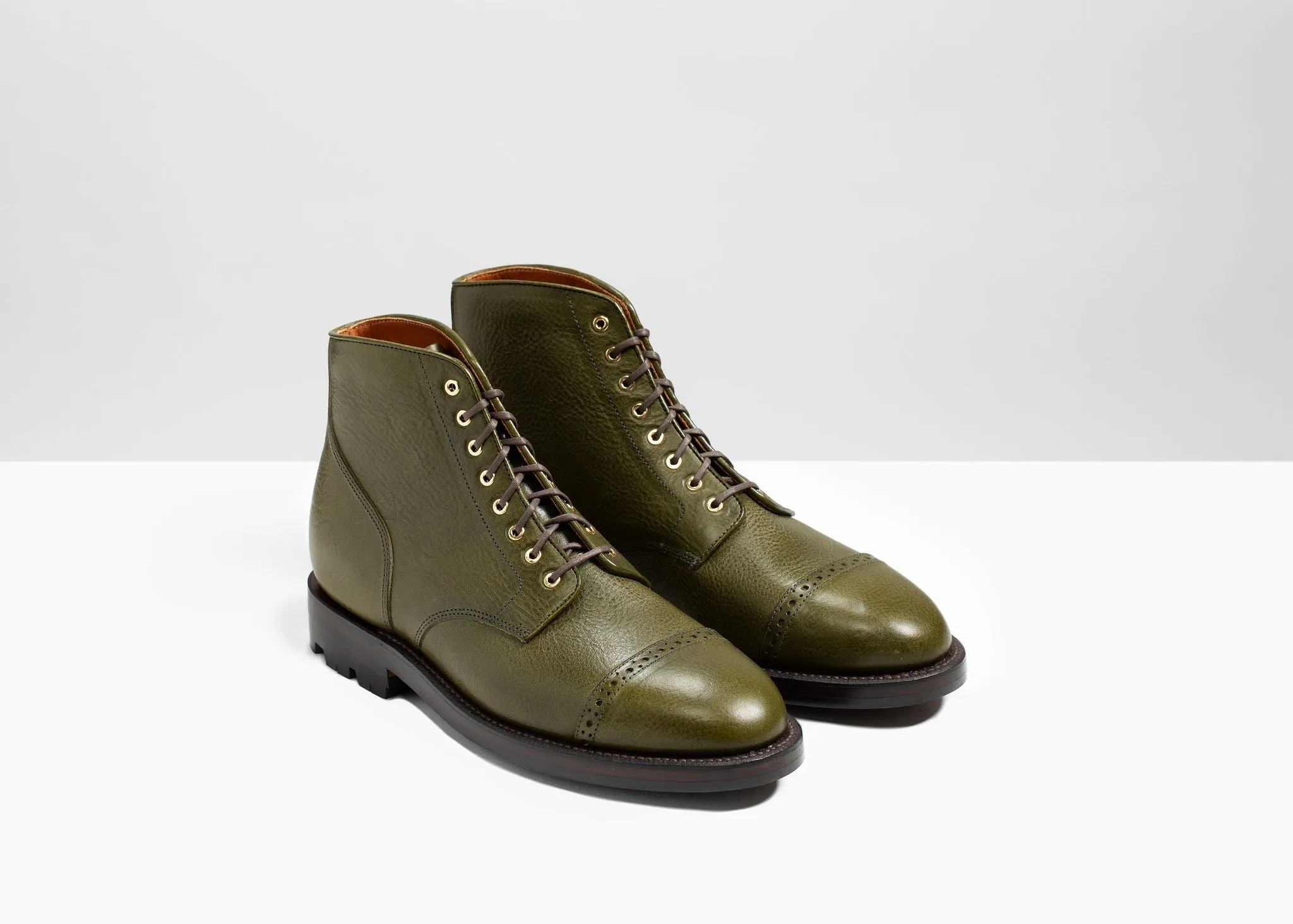 Garrison Boot Olive Minerva Box