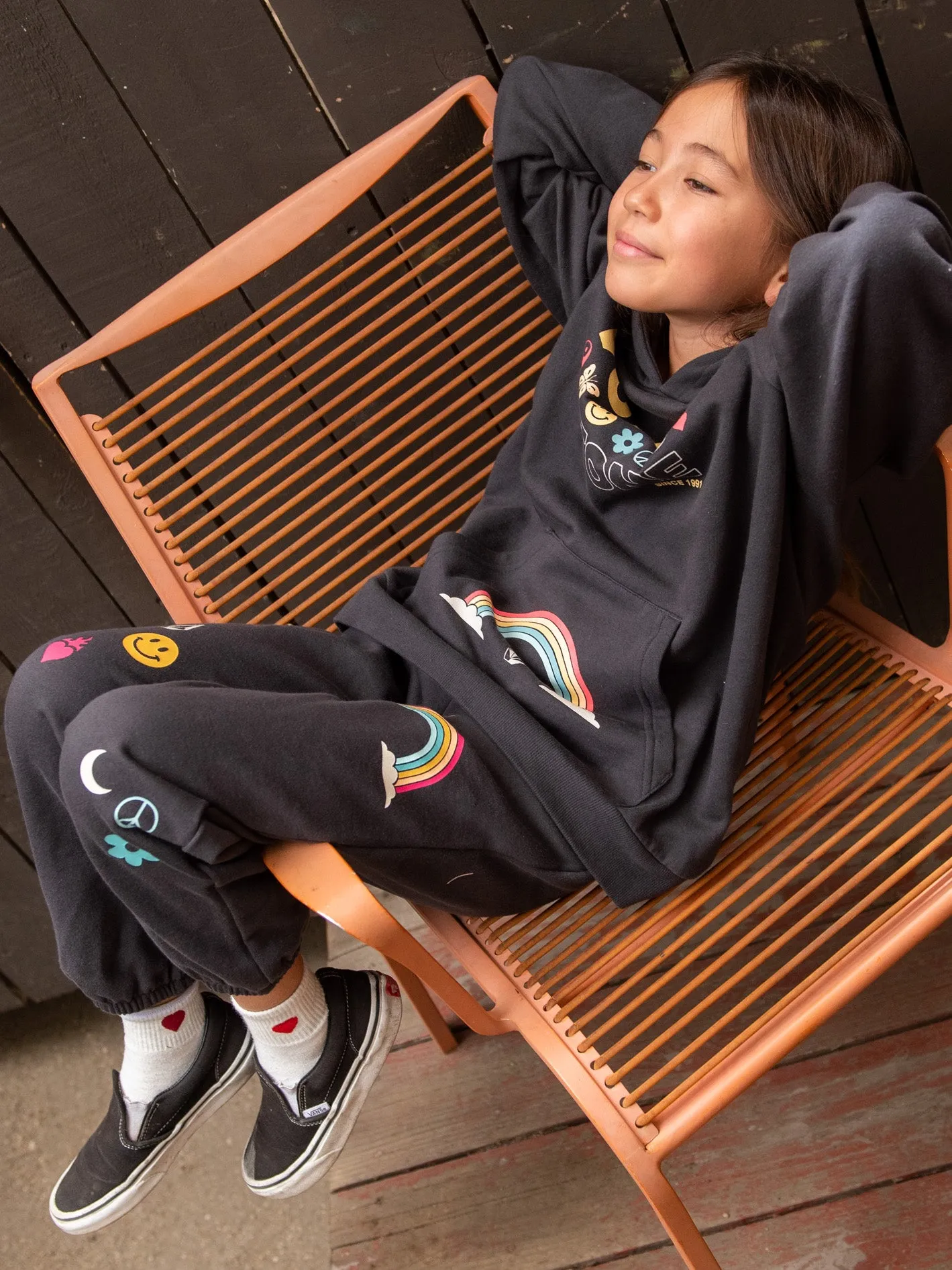 Girls Truly Stoked Pants - Vintage Black