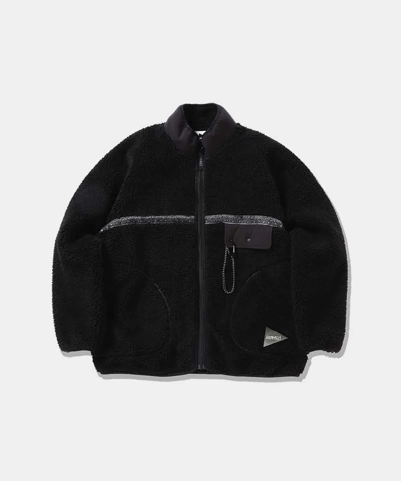 Gramicci x and wander JQ Tape Fleece Jacket