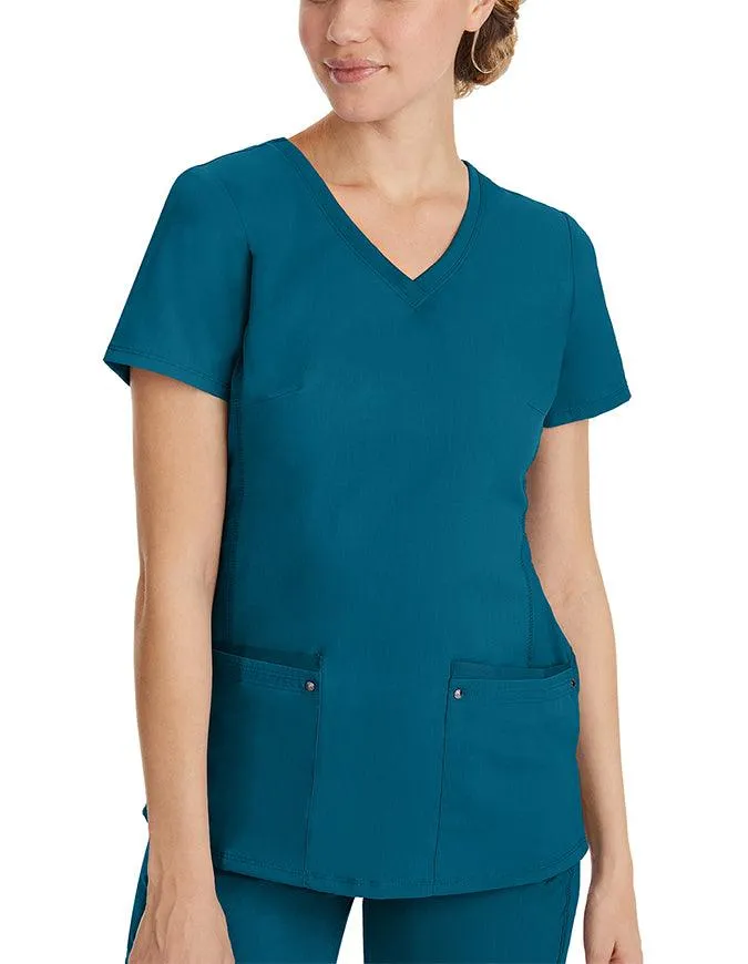 Healing Hands Purple Label Women's Juliet V-Neck Scrub Top