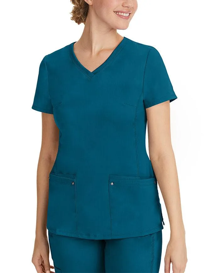 Healing Hands Purple Label Women's Juliet V-Neck Scrub Top