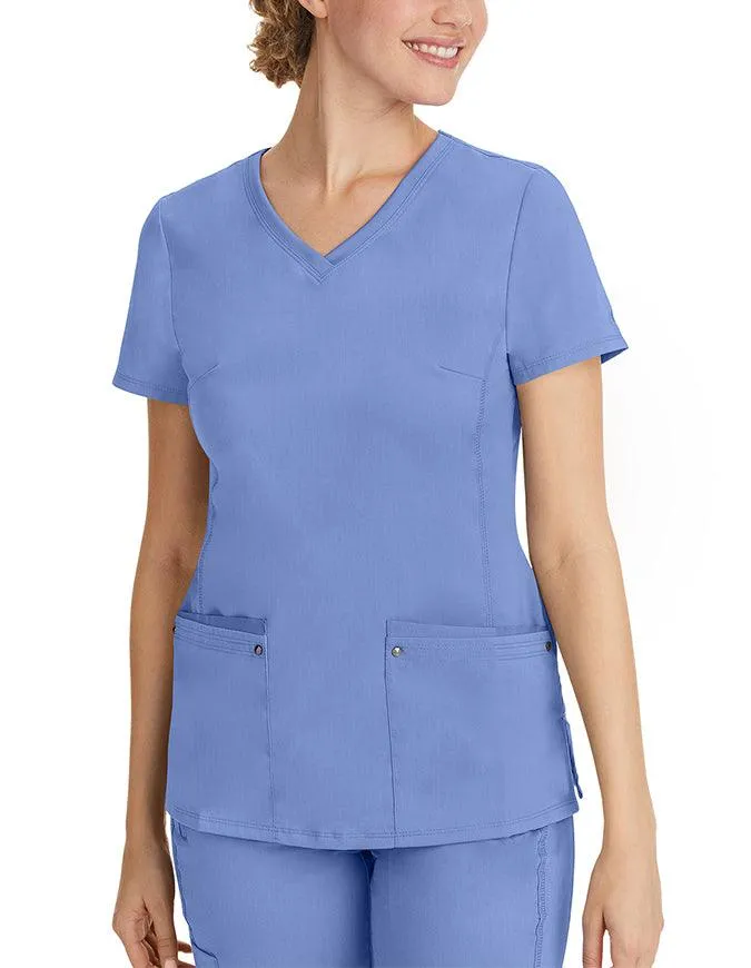 Healing Hands Purple Label Women's Juliet V-Neck Scrub Top