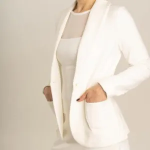 Hedge Donna Cool Down Blazer - Cream