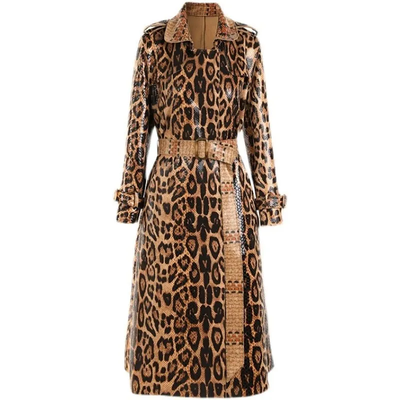 High Street Long Straight Trench Coat