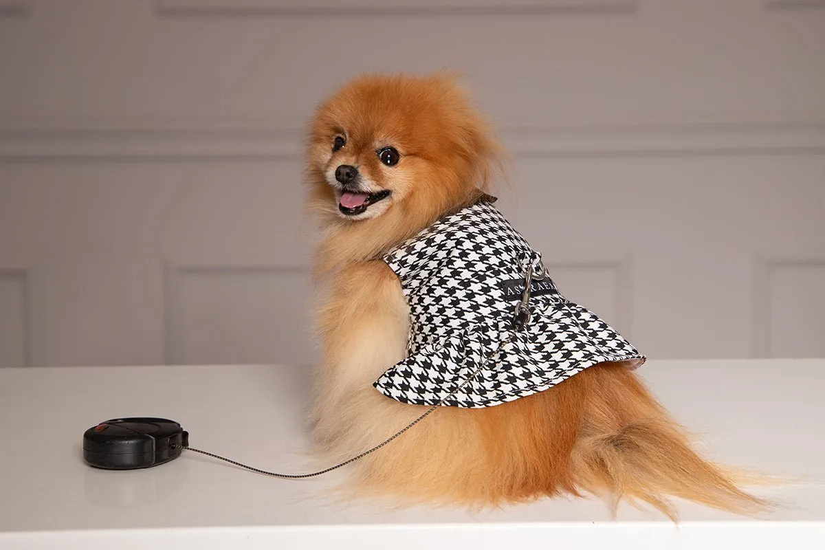 HOUNDSTOOTH DOG DRESS