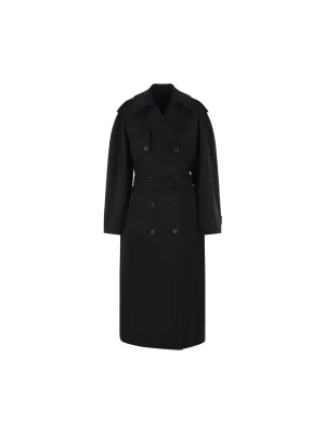 Hourglass Gabardine Trench Coat