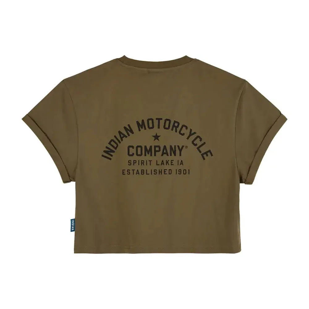 Indian Motorcycle  1901 IMC Pocket T-Shirt Tee Soft Lightweight Comfortable Khaki