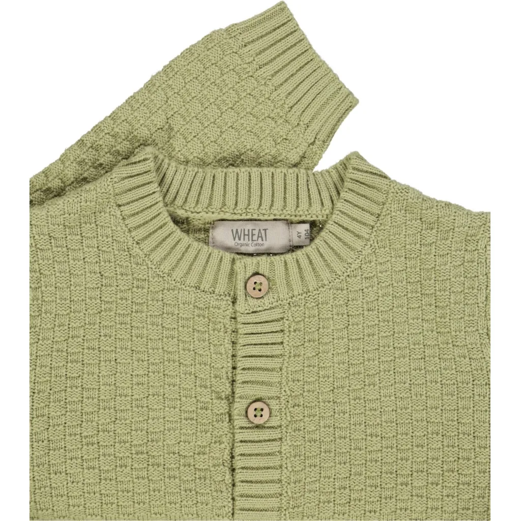 Knit Cardigan Alf - forest mist