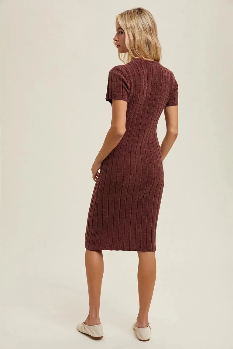 Madelyn Chenille Midi Dress