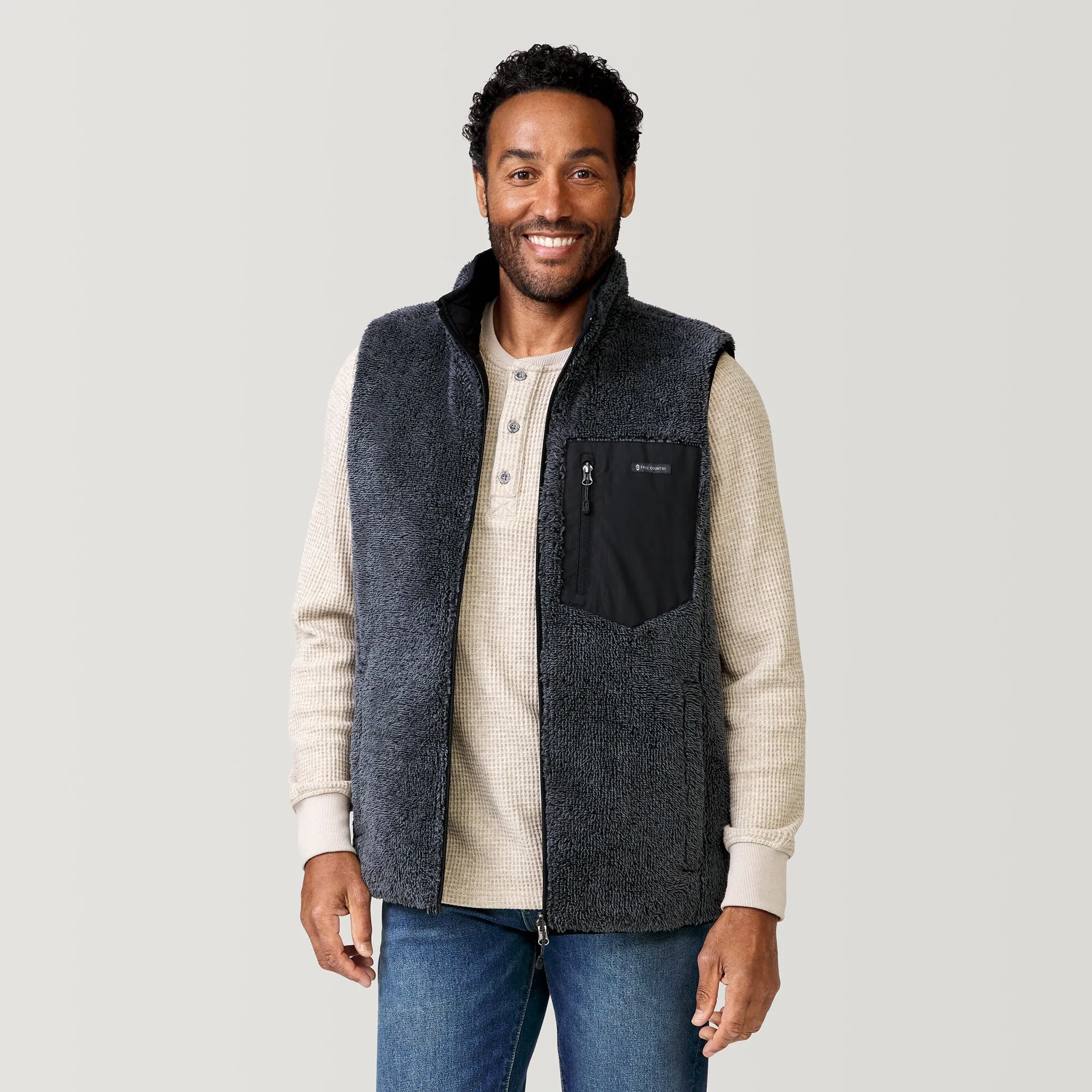 Men's Atlas Quilted Reversible Sherpa Vest