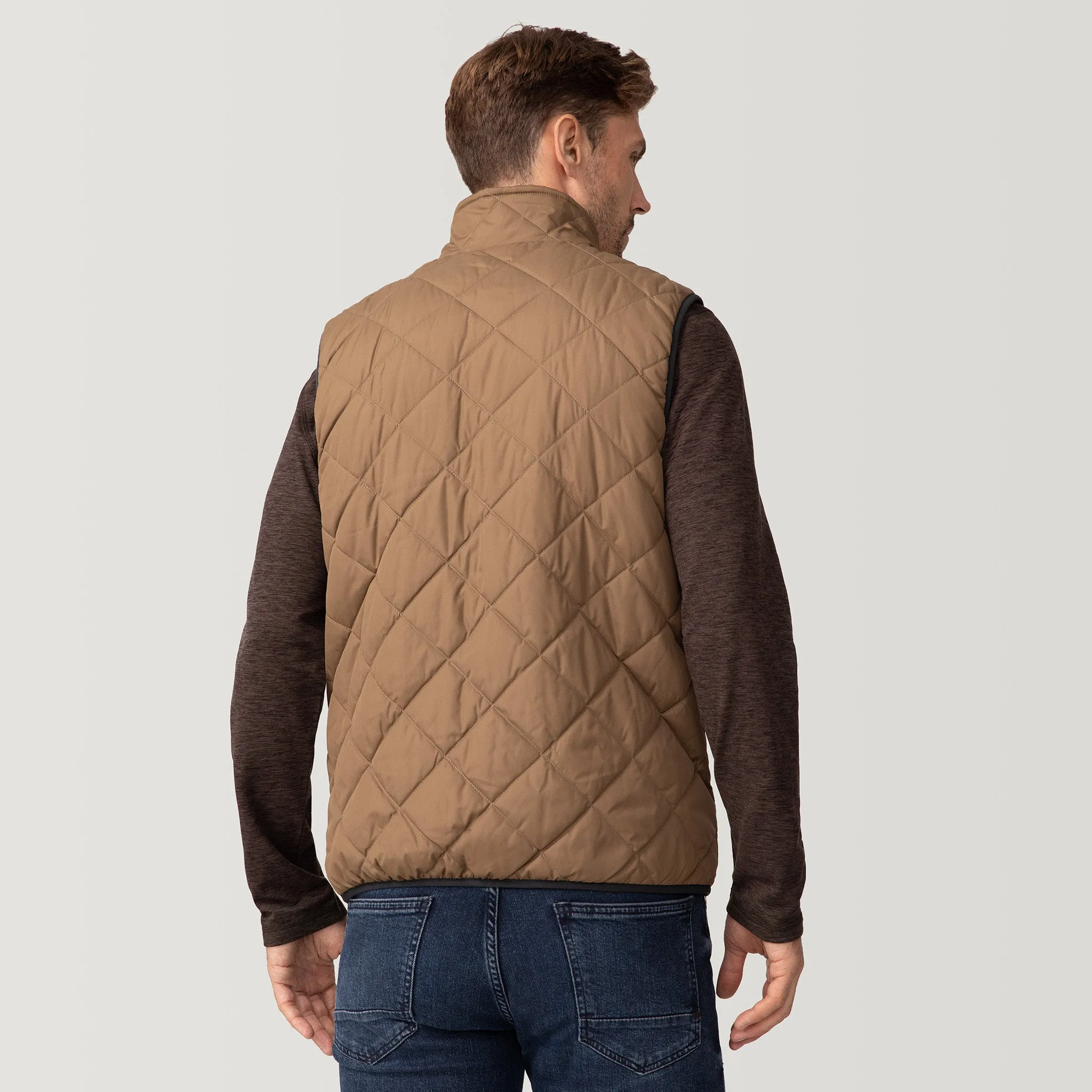 Men's Atlas Quilted Reversible Sherpa Vest