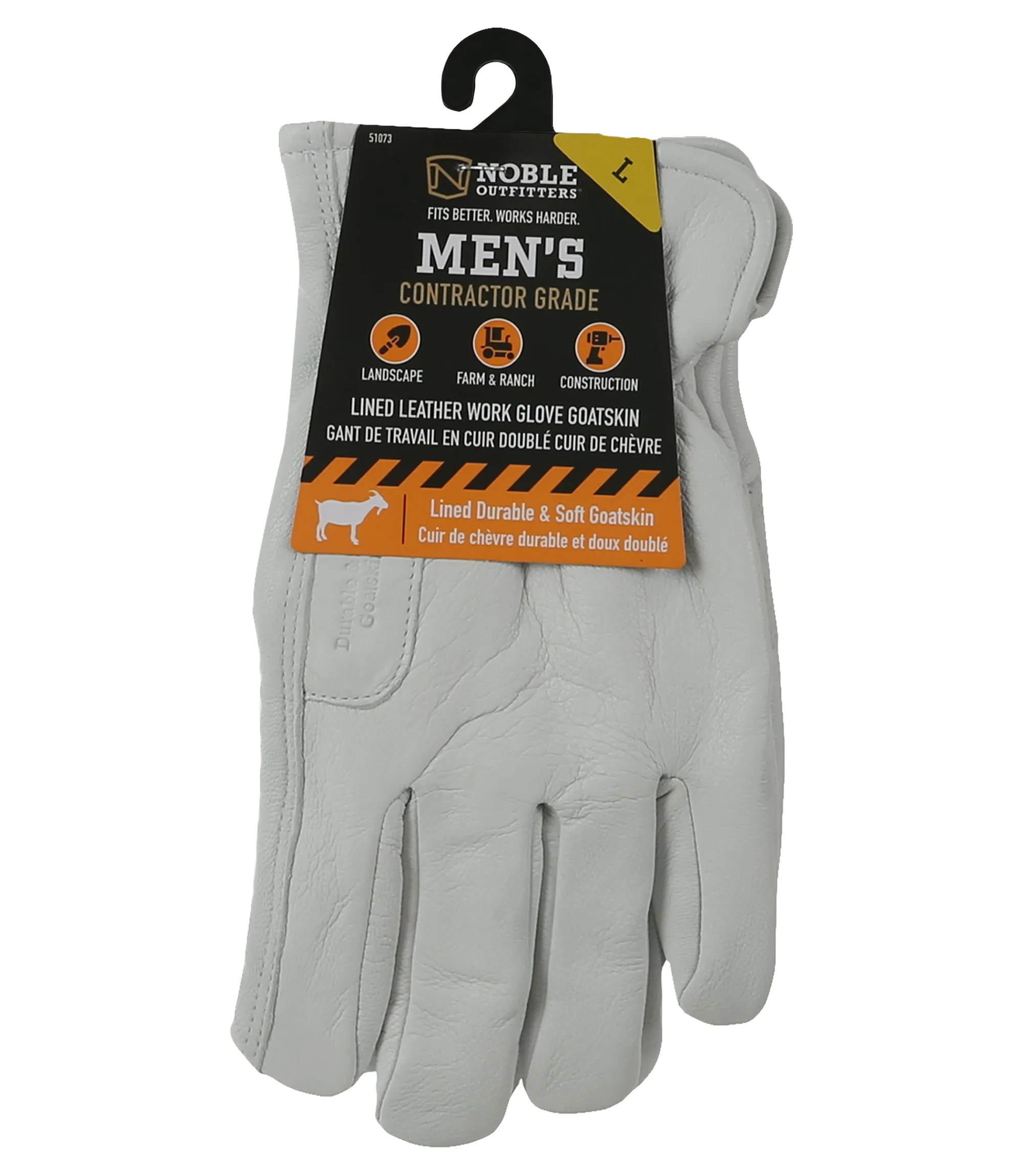 Men's Fleece Lined Leather Work Glove – Goatskin