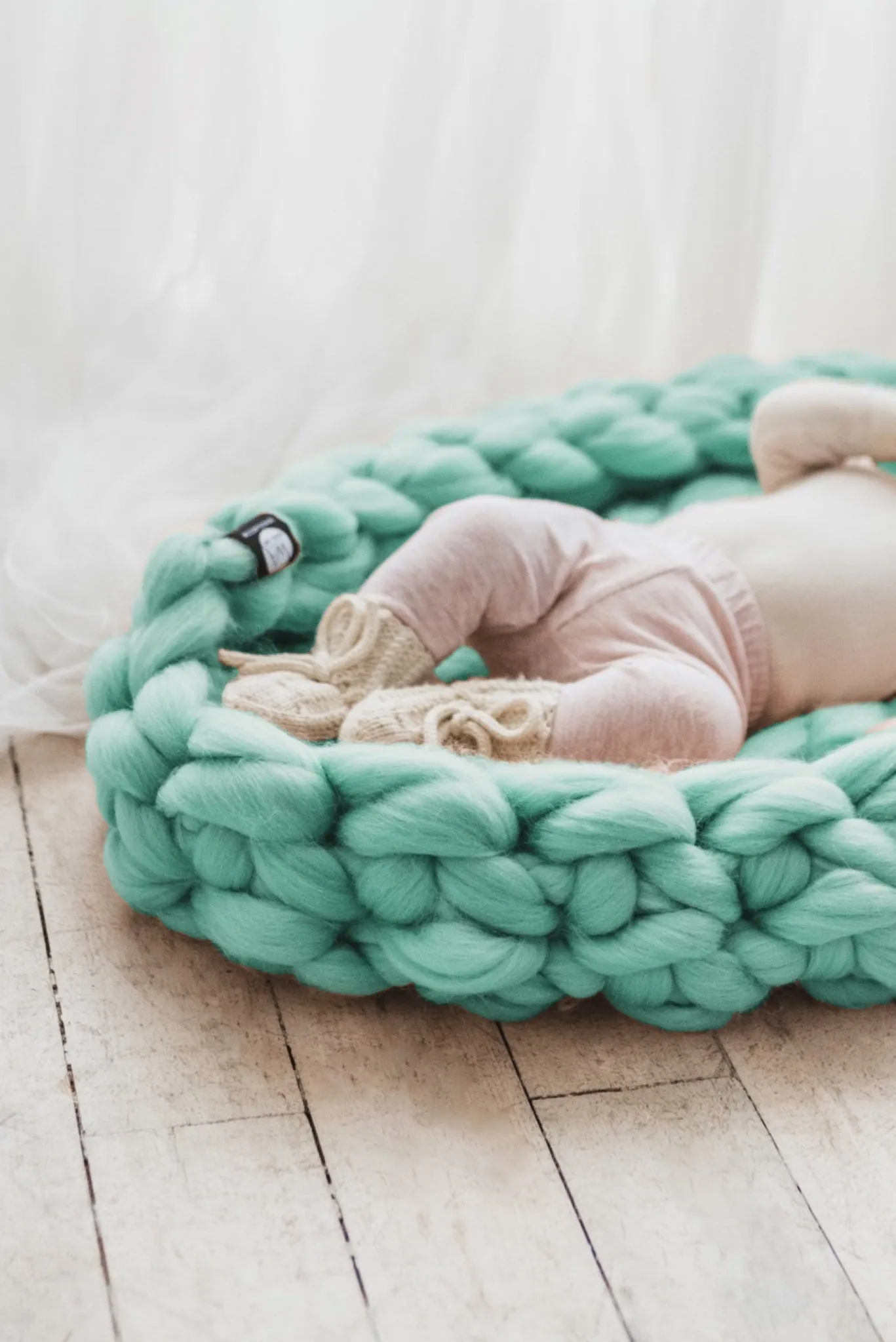 Merino baby nest, large