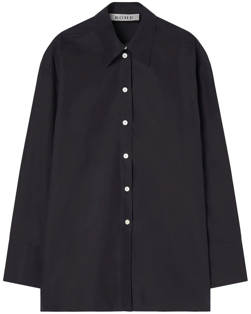 Noir Open Black Shirt