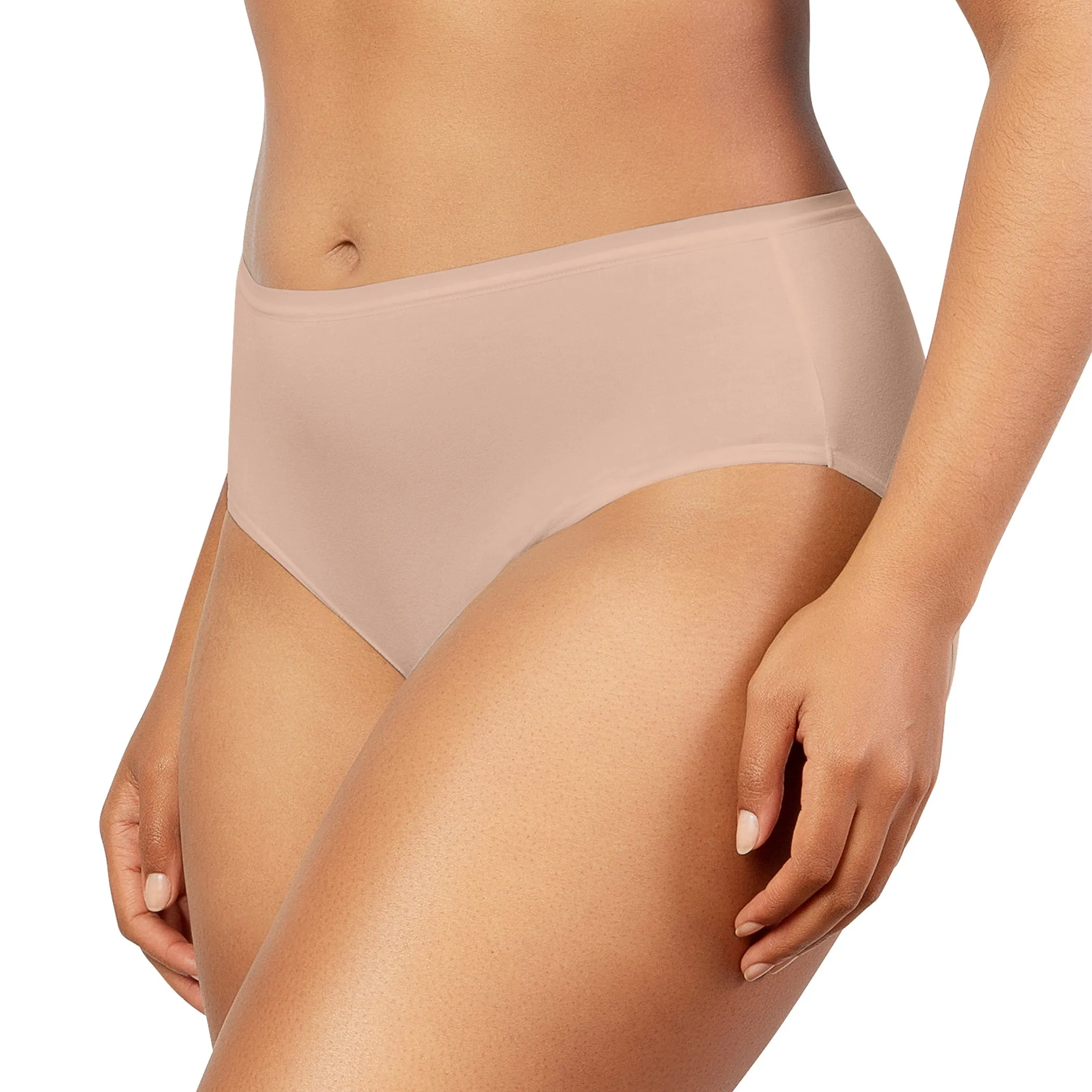 PARFAIT Cozy Brief PP5032 Cotton Like Fabric Full Coverage  - Bare