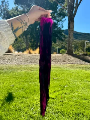 Pink & Black Ombré Tail