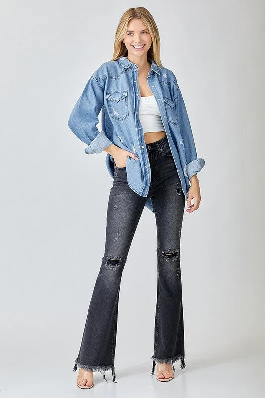 Relaxed Fit Denim Shirt