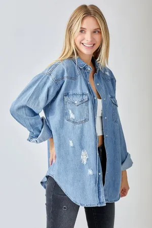 Relaxed Fit Denim Shirt