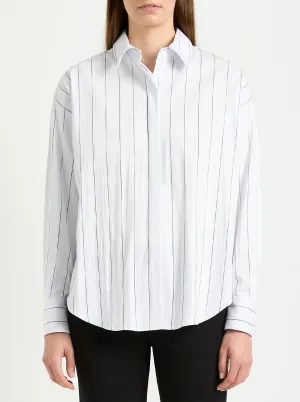 Relaxed Mid Shirt - White/Black