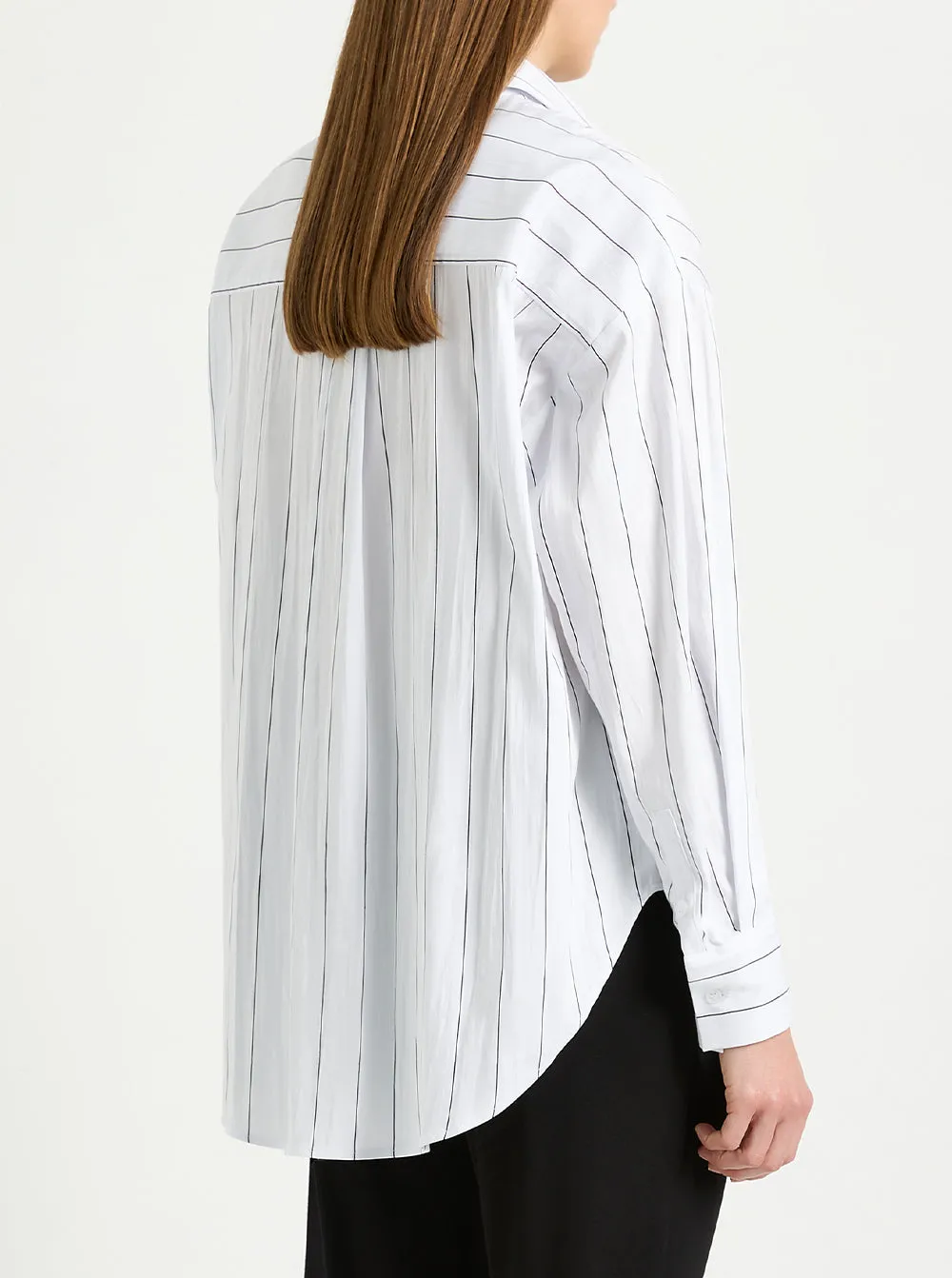 Relaxed Mid Shirt - White/Black