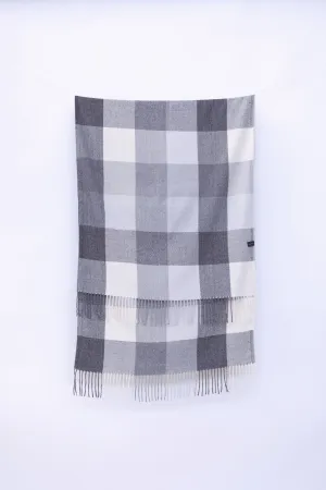 Scarf Piper White Grey