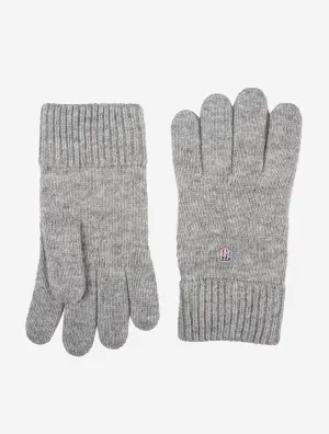 Shield Wool Gloves Grey Melange