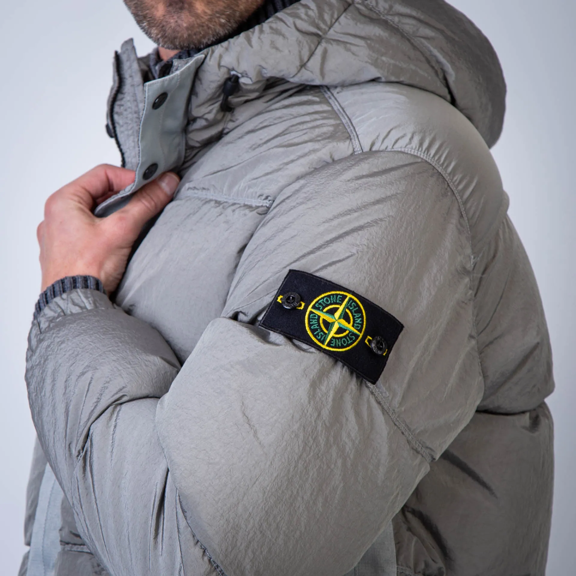 STONE ISLAND DOWN JACKETS 811541419 V0160 GREY