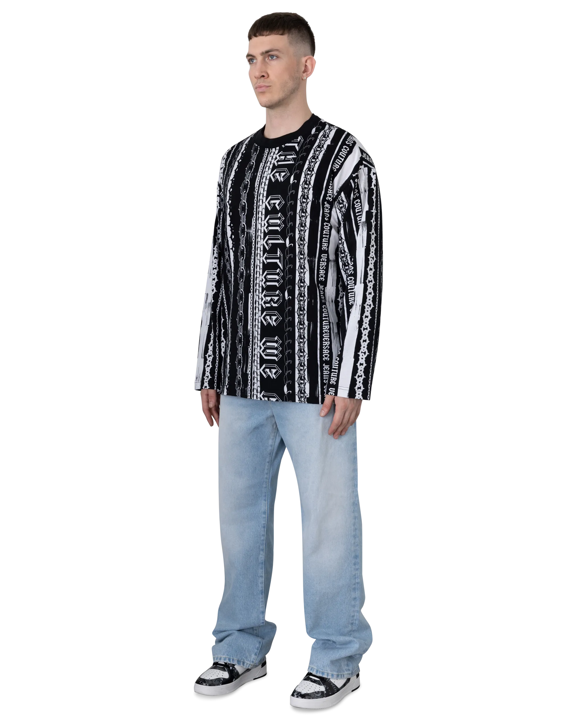 Stripes Relaxed Fit Long Sleeve T-shirt