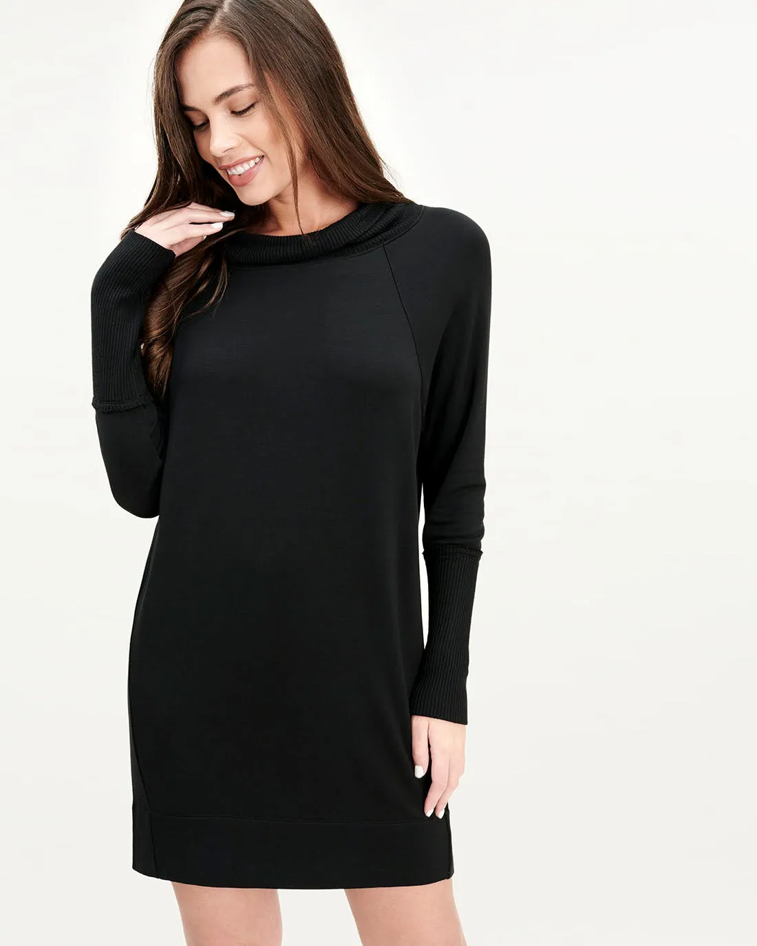 Supersoft Mock Neck Dress