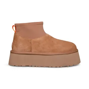 UGG Classic Mini Dipper Platform Chestnut Boots - Women's