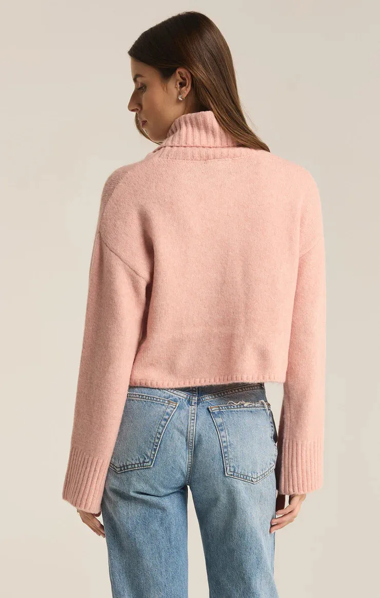 Ursa Sweater Top - Cashmere Pink