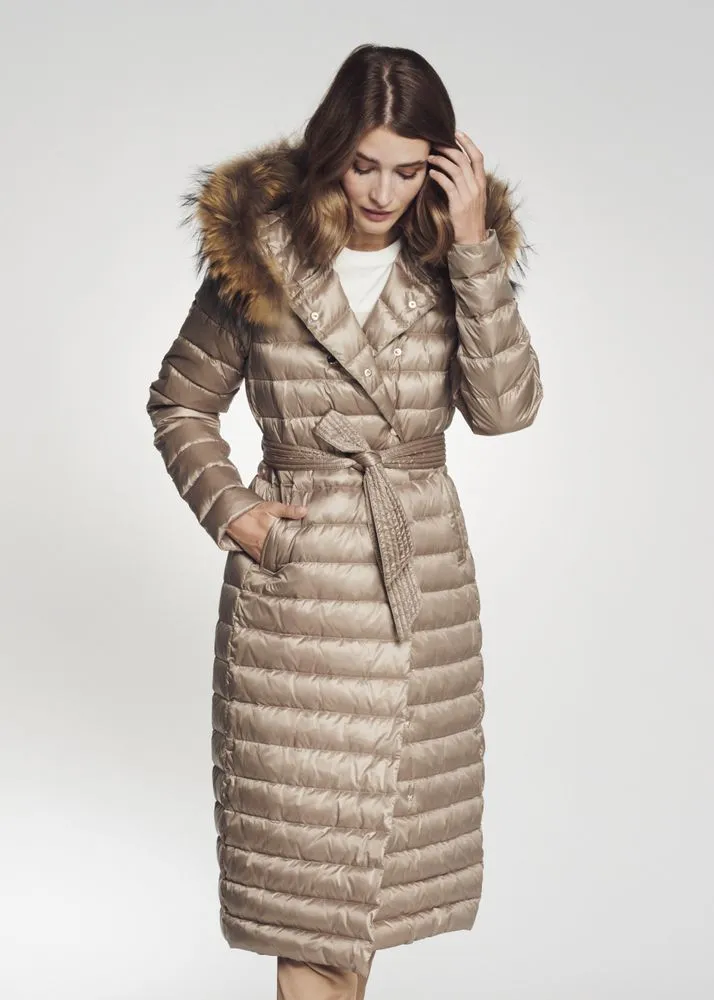 Womens Down Coat Faux Fur available in Multiple Colors