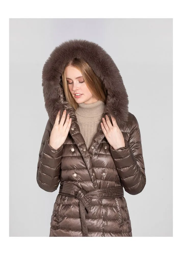 Womens Down Coat Faux Fur available in Multiple Colors