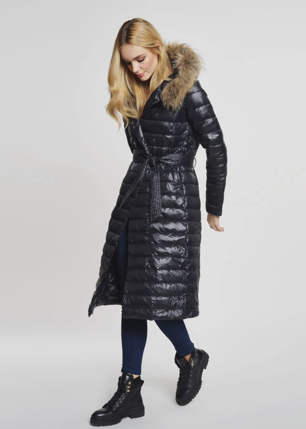 Womens Down Coat Faux Fur available in Multiple Colors