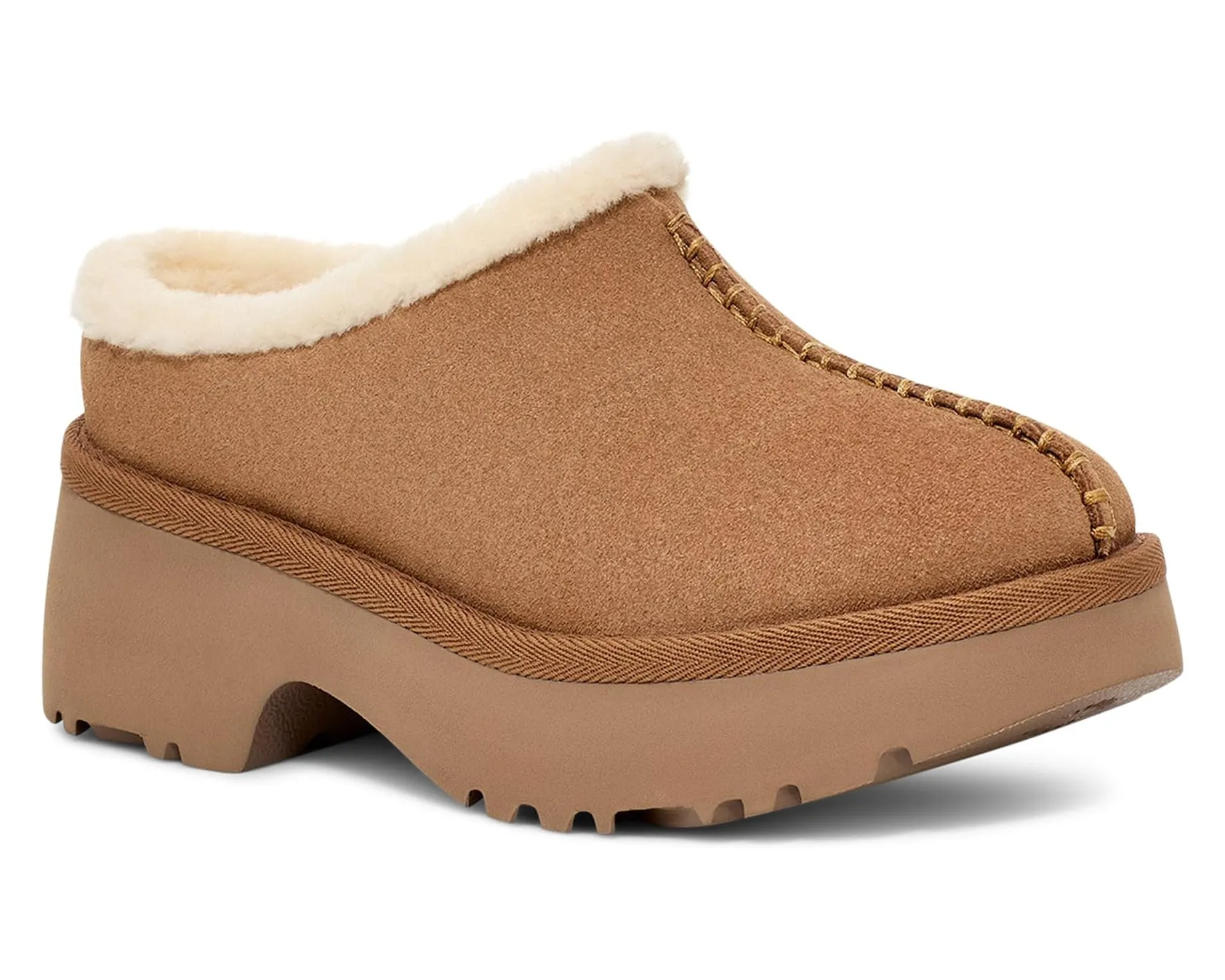 WOMEN'S UGG NEW HEIGHTS COZY CLOG | CHESTNUT